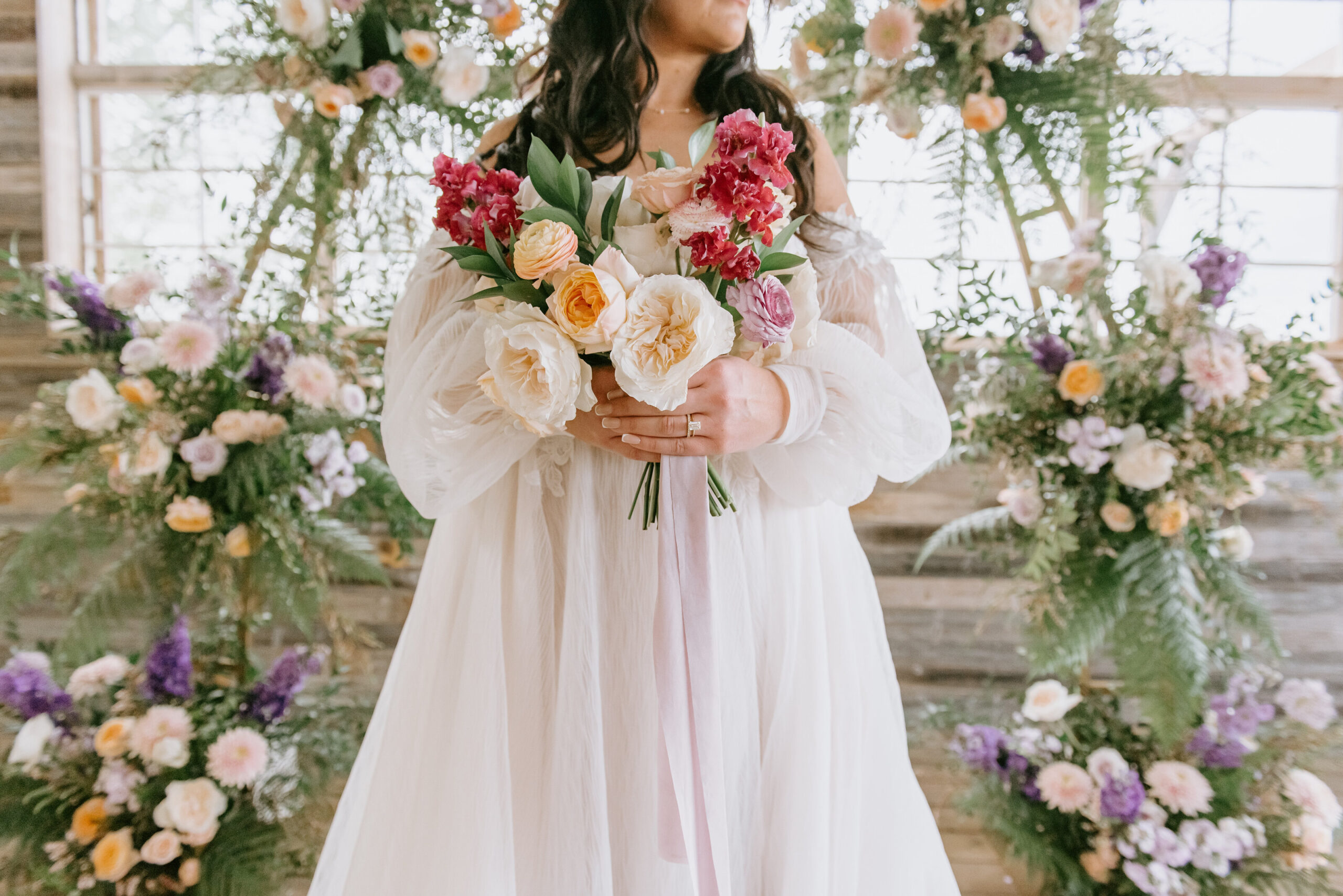 Beautiful bouquet at an Austin, TX wedding