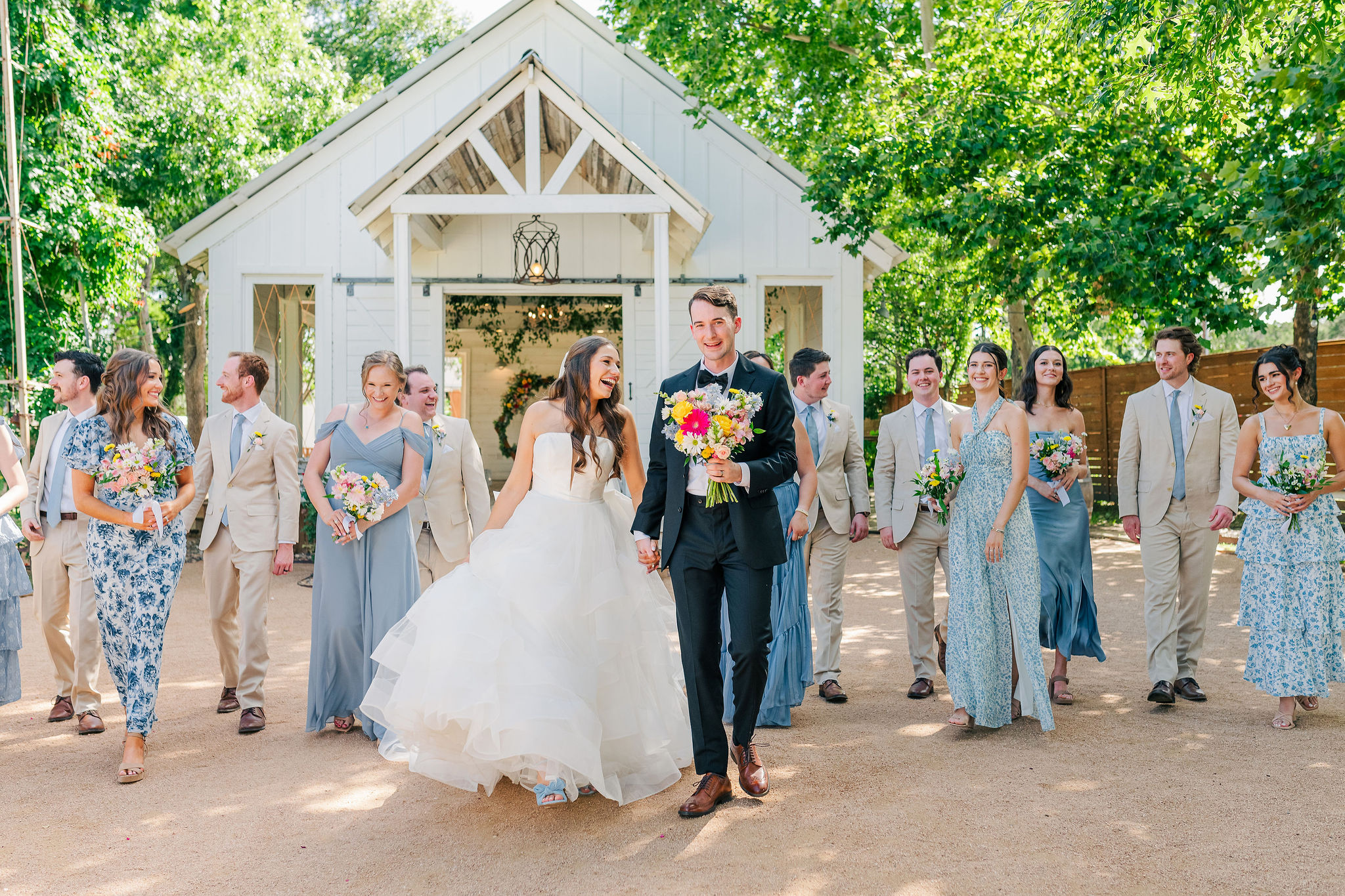 Sweet couple on their wedding day planned by Moments by Maddie!