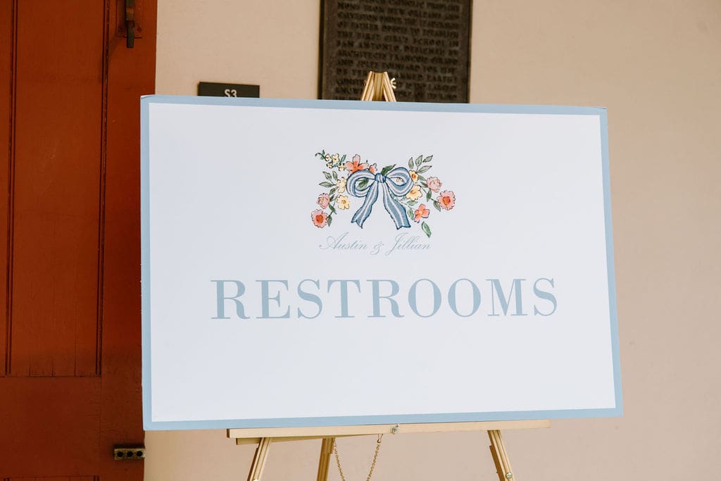Wedding signage