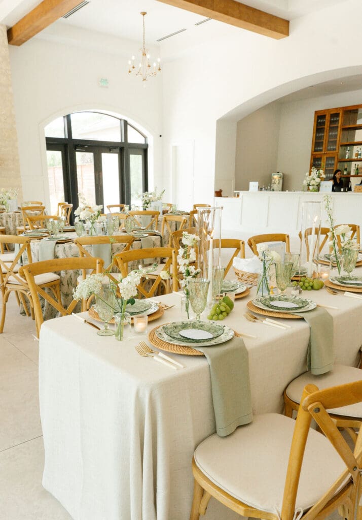 Preserve at Canyon Lake wedding reception